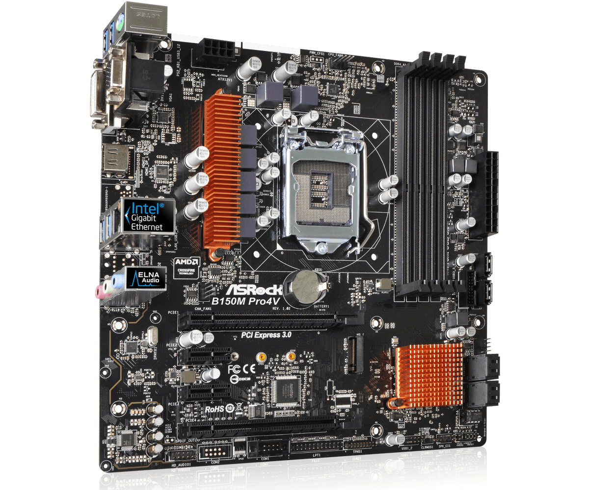 Asrock b150m hds какие процессоры поддерживает